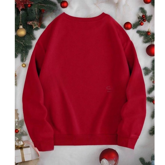 Red Golden Retriever Round Neck Sweatshirt - Picture 2 of 6